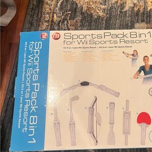 Vintage new in box sports pack 8 in 1 Wii sports resort